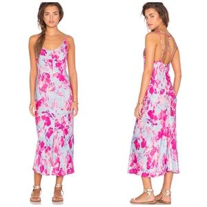 Somedays Lovin Pink and Blue Floral Dress